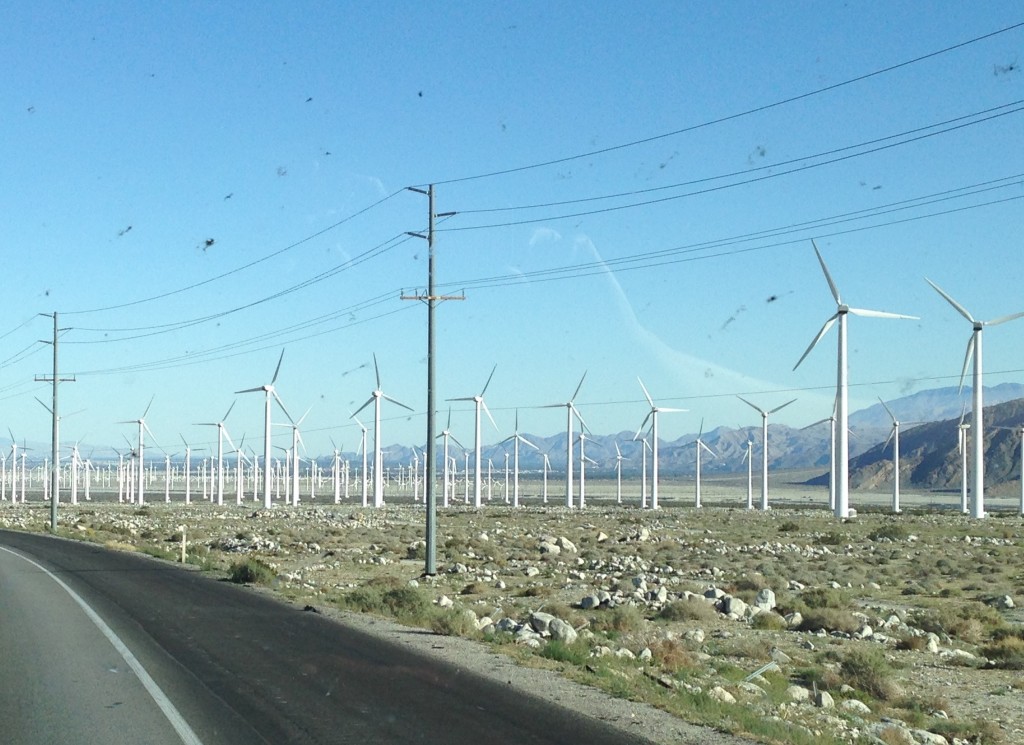 Desert Wind Turbines