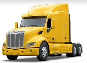 Yellow Semi Peterbilt.com