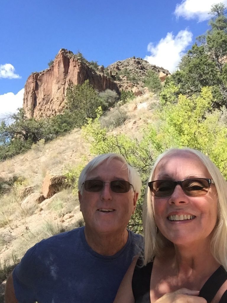 Us at Bandelier Monument