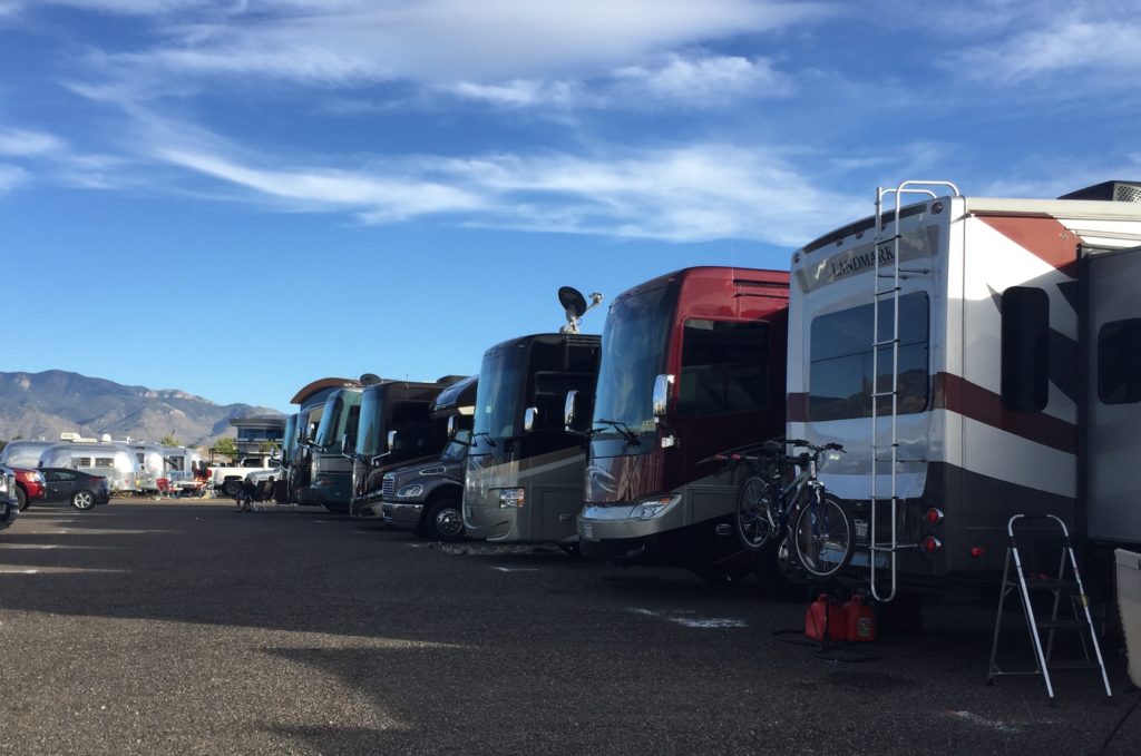 Tight sites at Balloon Fest