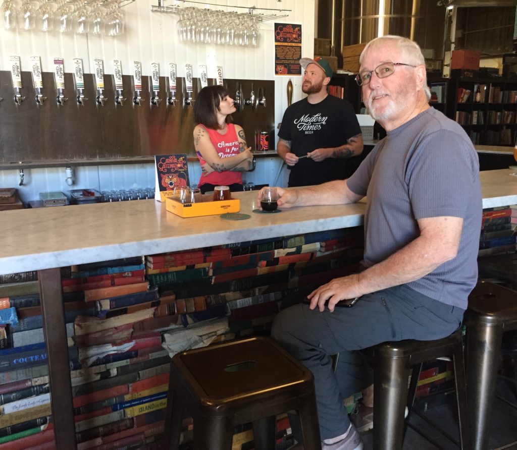 Other Half at "Book Bar" at SD Modern Times Brewery