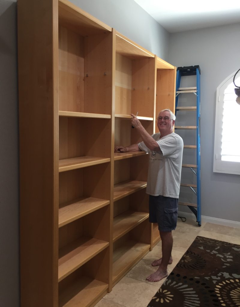 Happy to see our bookcase